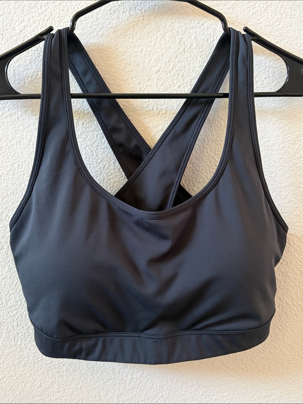 Ideology Black Cross-Back Sports Bra